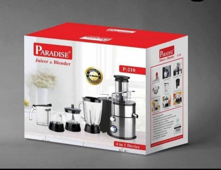 آبمیوه گیری چندکاره پارادیس مدل p_210