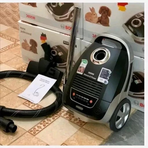جارو برقی بوش مدل B-3600 ظرفیت ۳۶۰۰ وات سوپر سایلنت