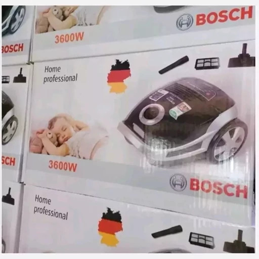 جارو برقی بوش مدل B-3600 ظرفیت ۳۶۰۰ وات سوپر سایلنت