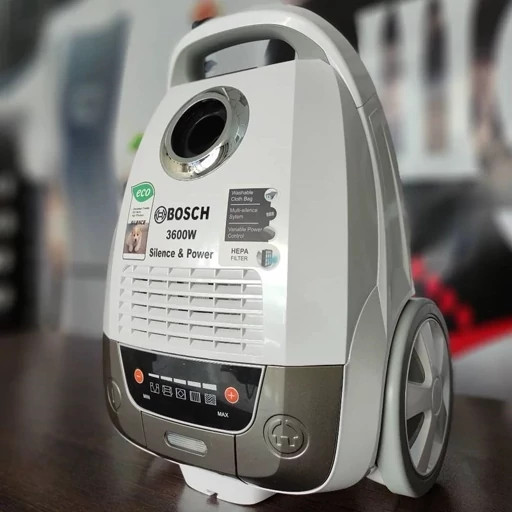 جارو برقی بوش مدل B-3600 ظرفیت ۳۶۰۰ وات سوپر سایلنت