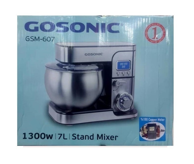 همزن برقی حرفه ای کاسه دار گوسونیک مدل Gosonic GSM-607